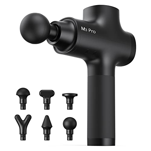 Opove M3 Pro 2 Massage Gun Deep Tissue for Workout Recovery, Black | Percussion Muscle Massager, Handheld Therapy, 4-8 Hours Battery Life, Powerful, Quiet, Ideal for Athletes and Fast Recovery