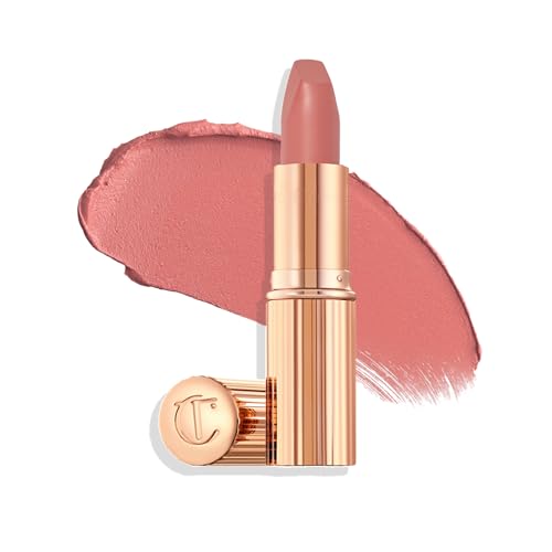 Charlotte Tilbury Matte Revolution Lipstick - Long Lasting Matte Lipstick, Giftable Beauty Essential with Buildable Color & Lip-Loving Ingredients - Creamy Easy to Blend Formula - Pillow Talk Original