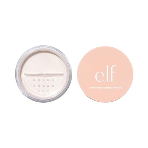 e.l.f. Halo Glow Soft Focus Setting Powder, Silky & Creates Soft Glow Without Shine, Smooths Pores & Lines, Vegan & Cruelty-Free, Light