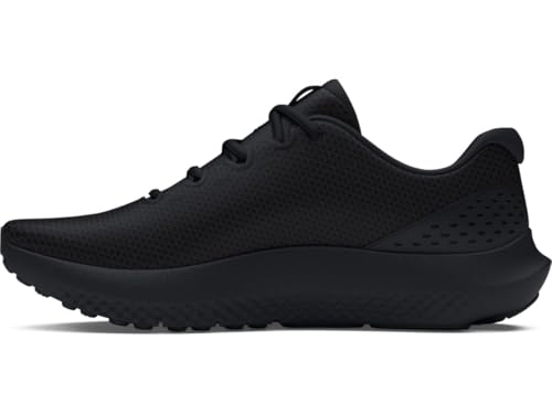 Under Armour Men's Charged Surge 4, 002 Black, 10.5