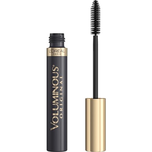 L’Oreal Paris Original Voluminous Mascara, Building Mascara Volume and Length Formula, Washable, Blackest Black, 0.26 Fl Oz., 1 Count