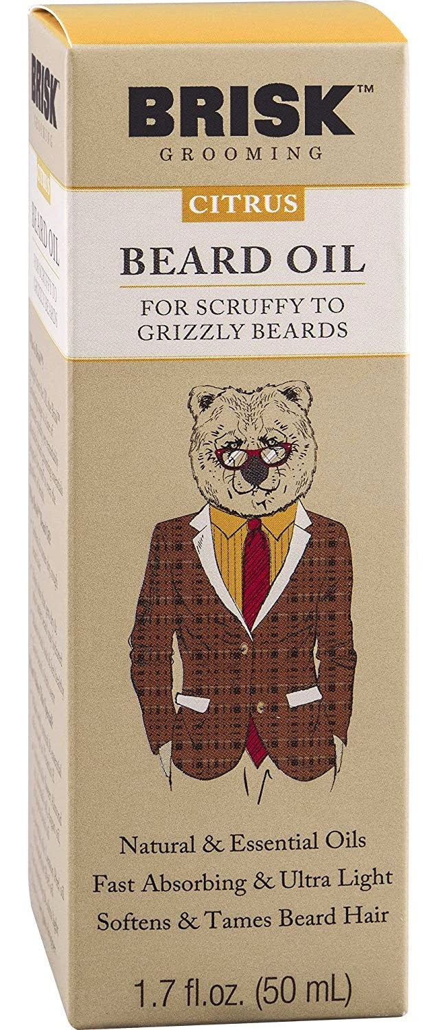Brisk Beard Oil Citrus 1.7 Oz
