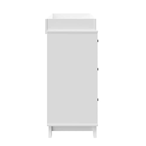 Storkcraft Beckett 3 Drawer Chest with Changing Topper (Pebble Gray) – GREENGUARD Gold Certified, Baby Dresser With Changing Table Top, Dresser for Nursery, 3 Drawer Kids Dresser