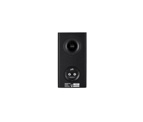 Polk Reserve R100 Small Bookshelf Speaker for Dynamic, Detailed Home Theater Audio, 1" Pinnacle Ring Tweeter & 5.25" Turbine Cone Woofer, Hi-Res, Dolby Atmos & IMAX Enhanced, Wall Mountable, Black
