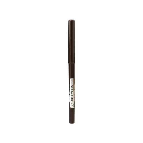 Ruby Kisses Pencil Eyeliner, Retractable Eyeliner, Waterproof, Smudge-Proof Eye Makeup, High Pigmented, 24H Long Lasting Eyepencil (Deep Brown)