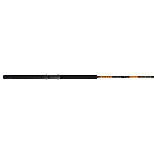 Ugly Stik Bigwater Stand Up Conventional Fishing Rod, Black/Red/Yellow, 5'6" - Extra Heavy - 1pc