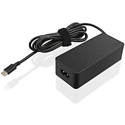Lenovo 65w USB Type C Ac Adapter 4X20M26268 With 2 Prong Power Cord Included, Black In The Original Retail Packaging.