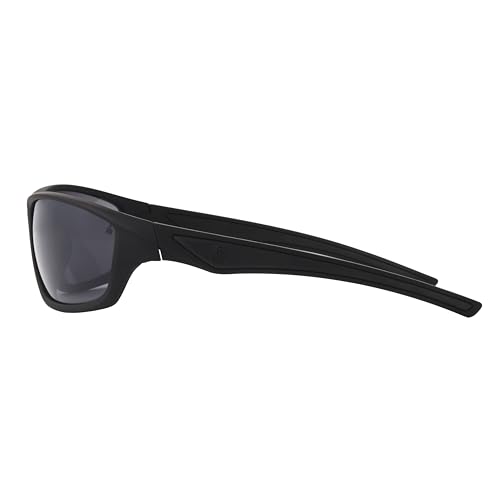 Ironman Men's Relentless Wrap Sunglasses, Matte Black, 63 mm