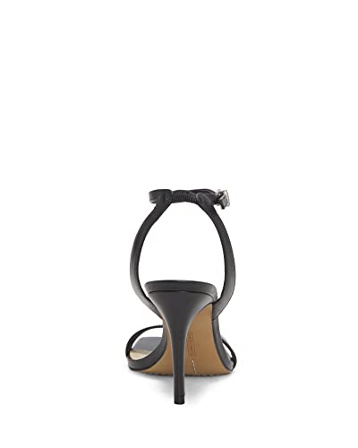 Vince Camuto womens Ankle-Strap Heeled Sandal, Black, 5.5 US