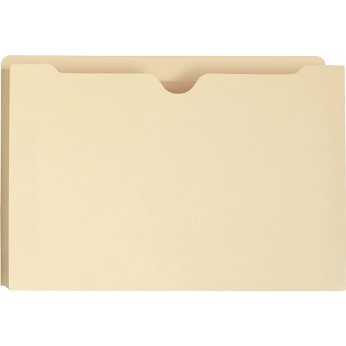 Smead Expanding File Jackets, 50 Count, Manila, Reinforced Tabs, 2" Expansion, Legal and Letter Sizes