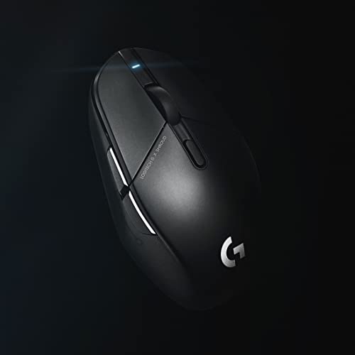 Logitech G303 Shroud Edition Wireless Gaming Mouse - LIGHTSPEED- HERO 25K - 25,600 DPI - 75 grams - 5-buttons – PC - Black