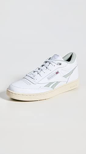 Reebok Unisex Club C Mid II Revenge Sneaker, White/Sea Spray/Alabaster, 13 US Men