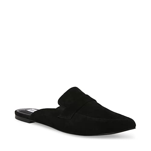 Steve Madden Women's Flavor Mule, Grey Suede, 8