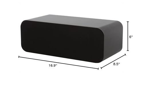 Q Acoustics 3090Ci Center Speaker Graphite Gray - 2-way Reflex Enclosure Type, 2 x 4 Mid/Bass Driver, 1 x 0.9 Tweeter - Active Speakers/Hifi Speakers for Home Theater Sound System