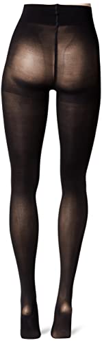 Hanes Women's EcoSmart Enhanced Panty Sheer Toe Seasonless Tights, Black, Small