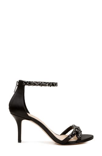 Jewel Badgley Mischka Caroline Embellished Strap Evening Shoe