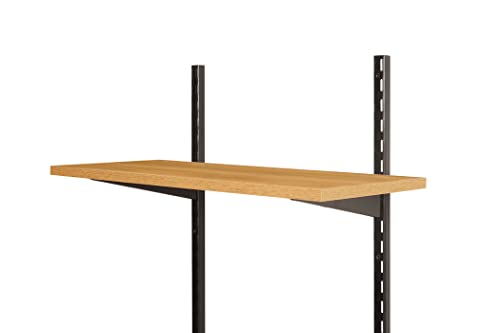 Rubbermaid 10"x24" Decorative Board, Golden Oak, Adjustable Shelf, Wood, Storage, Shelving