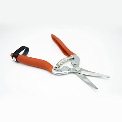 Zenport H300SC Harvest Shear, Long Curved Stainless Steel Blade
