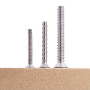 1/4-20 x 2" (20 pcs) Flat Head Machine Screws, 304 Stainless Steel (18-8), Phillips Drive, Cross Recessed 80° countersunk Head Screws, Coarse Thread UNC, ANSI B18.6.3-2