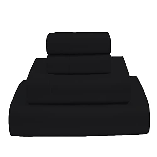 Flex Head King Sheets Sets for Adjustable Beds-Top Split King Sheets Sets (4 Pcs) King 34 Inch Down Sheets White 16 Inch Deep Sheets