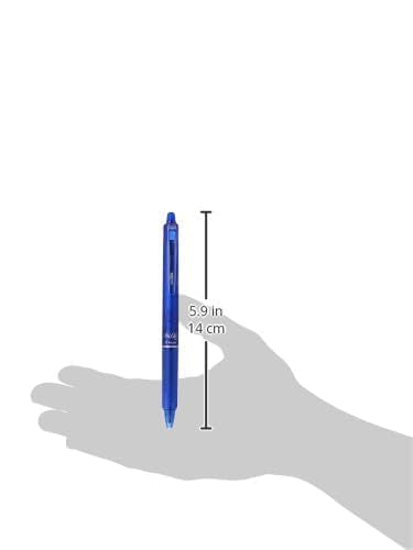 Pilot FriXion Ball 0.7mm Erasable Gel Pens, Fine Point, Blue Ink, Pack Of 6