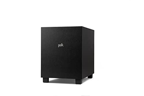 Polk Audio Monitor XT10 Subwoofer (2022) + XT15 Bookshelf Speakers - Dolby Atmos & DTS:X Compatible Home Audio Bundle