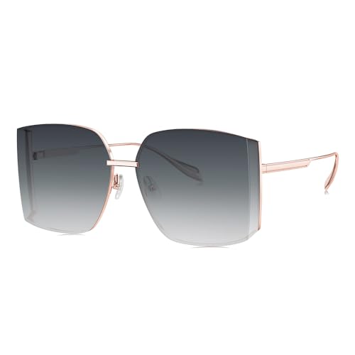 BOLON Women Cool Oversize Wrap-around Trendy Nylon Lens UV400 Sunglasses BL7189