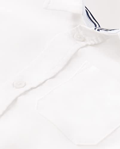 Gymboree,and Toddler Short Sleeve Oxford Button Up Dress Shirt,Sky Blue,2T