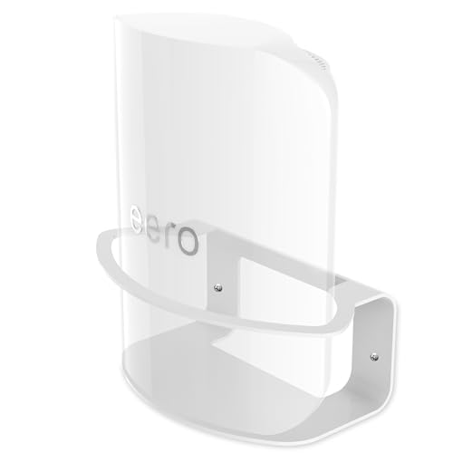 SSCEHCNY Wall Mount Holder for eero Max 7 Home WiFi System-Simple, eero Max 7 Wall Metal Mount Bracket,eero Max 7 Wall Metal Mount Bracket Compatible with eero WiFi System Ceiling ((1Pack))