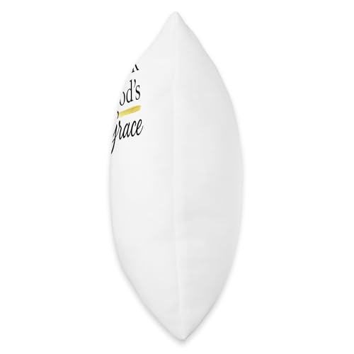 Seek God's Grace Inspirational Faith Message to Uplife Throw Pillow