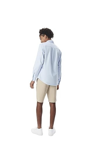 French Toast Boys Long Sleeve Oxford Shirt (Standard & Husky), Light Blue, Small (Young Adult)