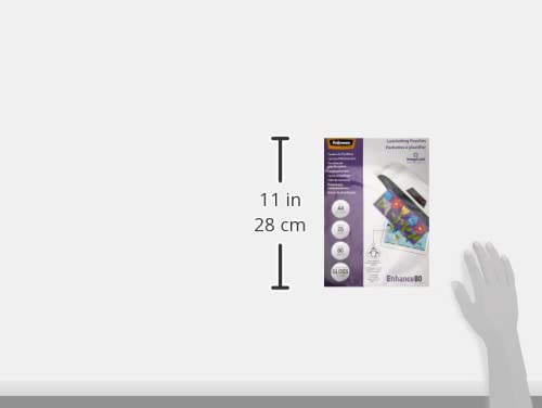 Fellowes ImageLast A4 80 Micron Laminating Pouch - (Pack of 25), Transparent