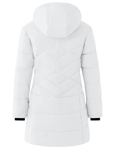 wantdo Ladies Puffer Jackets Heavy Puffy Coats Warm Coats For Winter (Black Small)