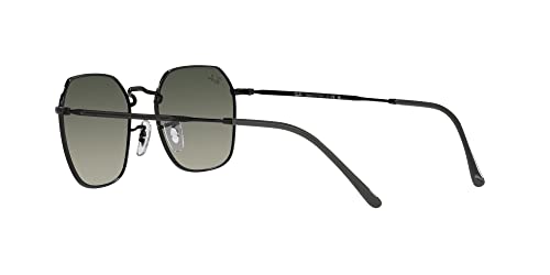 Ray-Ban RB3694 Jim Square Sunglasses, Black/Grey Gradient, 53 mm