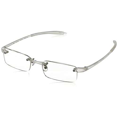 Visualites 1 Grey Matrix 1.50 Power Lightweight Rimless Reading Glasses For Men and Women
