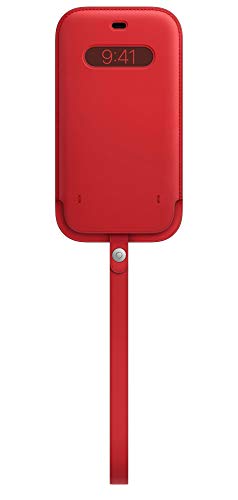 Apple iPhone 12 Pro Max Leather Sleeve with MagSafe - (Product) RED