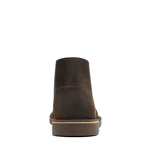 Clarks mens Bushacre 2 Chukka Boot, Taupe Distressed Suede, 9.5 US
