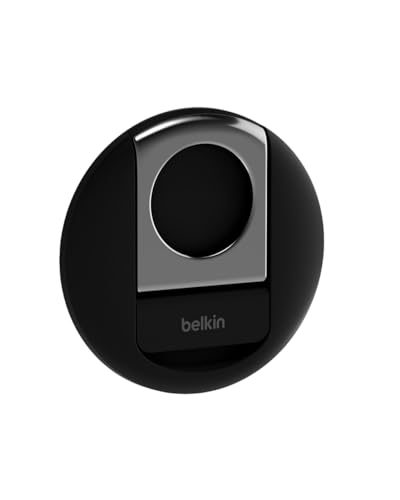 Belkin iPhone MagSafe Camera Mount for MacBook, Continuity Camera Mount, Turn to Webcam, Compatible with MacBook Pro, Air, iPhone 16, 15, 14, 13, 12 - Black