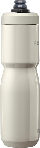 CamelBak Podium Steel Insulated Stainless Steel Bike Water Bottle Stone, 22oz