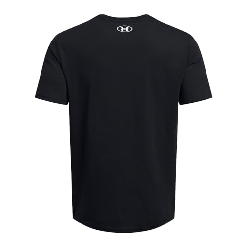 Under Armour Men's Global Foundation Short Sleeve T Shirt, (001) Black/Red/White, X-Large
