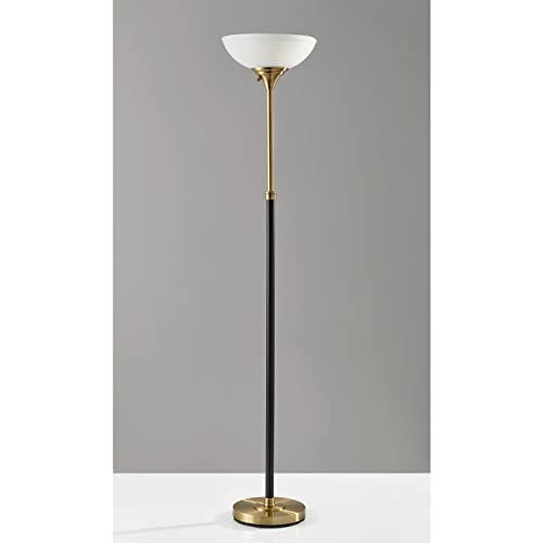 Adesso 4208-21 Bergen Torchiere, Lamp, Black