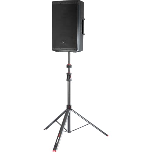 Gator Frameworks ID Series Speaker Stand Set with Padded Nylon Carry Bag, Set of 2 Stands (GFW-ID-SPKRSET)