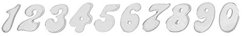 GG Grand General 94210 4 Inches Chrome Number 0 w/Tape