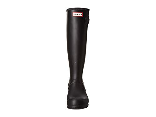 Hunter Women's Original Tall Rain Boot, Black, 7 M