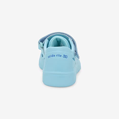 Stride Rite 360 girls Oceano Sandal, Aqua, 6 Toddler US