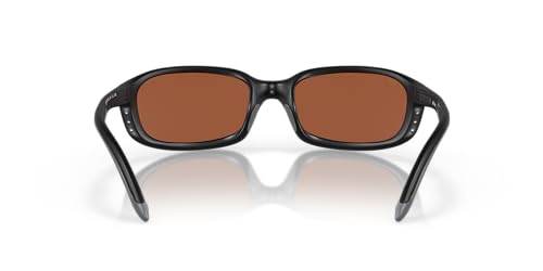 Costa Del Mar Mens Brine Oval Sunglasses, Tortoise/Grey Blue Mirrored Polarized-580P, 59 mm
