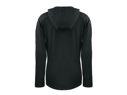 Cutter & Buck Daybreak Eco Recycled Womens Half Zip Hoodie, Black