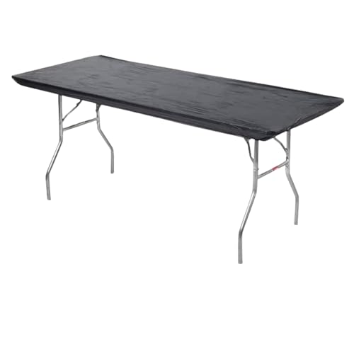 Kwik-Covers 6' Rectangle Plastic Table Covers 30" x 72", Bundle of 5 (Royal Blue)