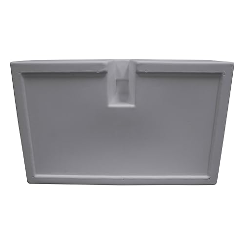 Wise 8WD100-1B-221 Deluxe Series 37" Pontoon Bench Seat Base Only (8WD100 Cushion Required to Complete), Grey