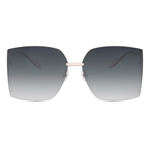 BOLON Women Cool Oversize Wrap-around Trendy Nylon Lens UV400 Sunglasses BL7189